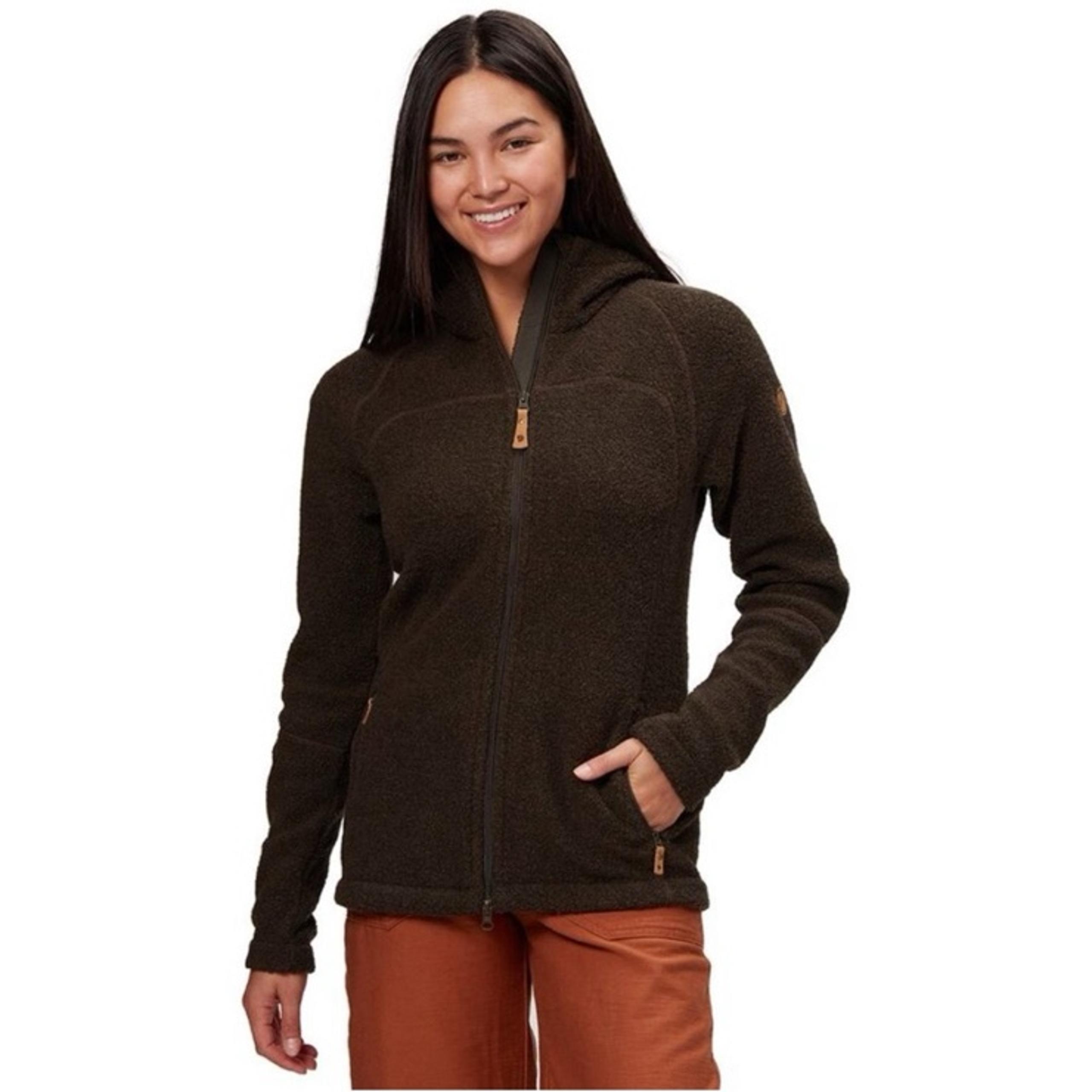 Fjallraven Kaitum Fleece Zip Hoodie in Deep Forrest Size Medium