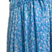 The Kooples Blue Lagoon Silk Floral Dot Ruffle Dress Size S