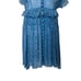 The Kooples Blue Lagoon Silk Floral Dot Ruffle Dress Size S