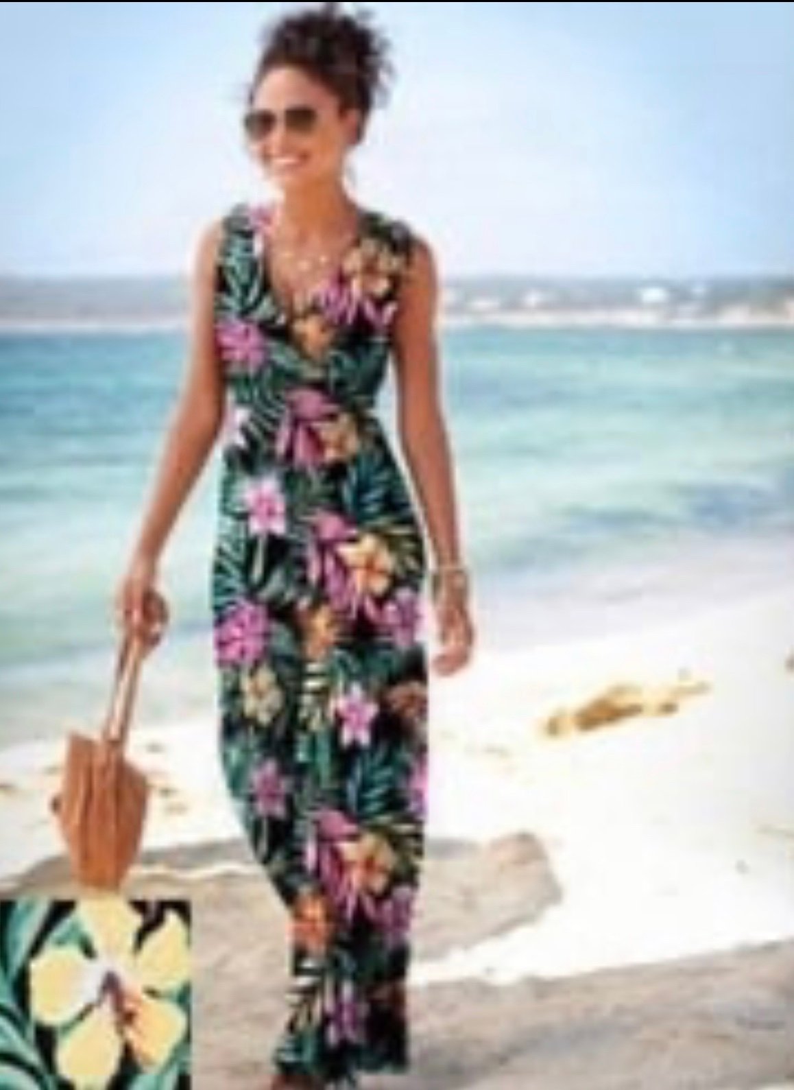 Lascana jumpsuit tie shoulder size 38 (6) NWOT!