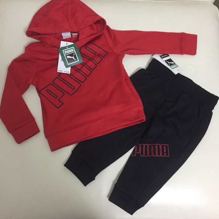 PUMA cute warm active hoodie set 3T 1103