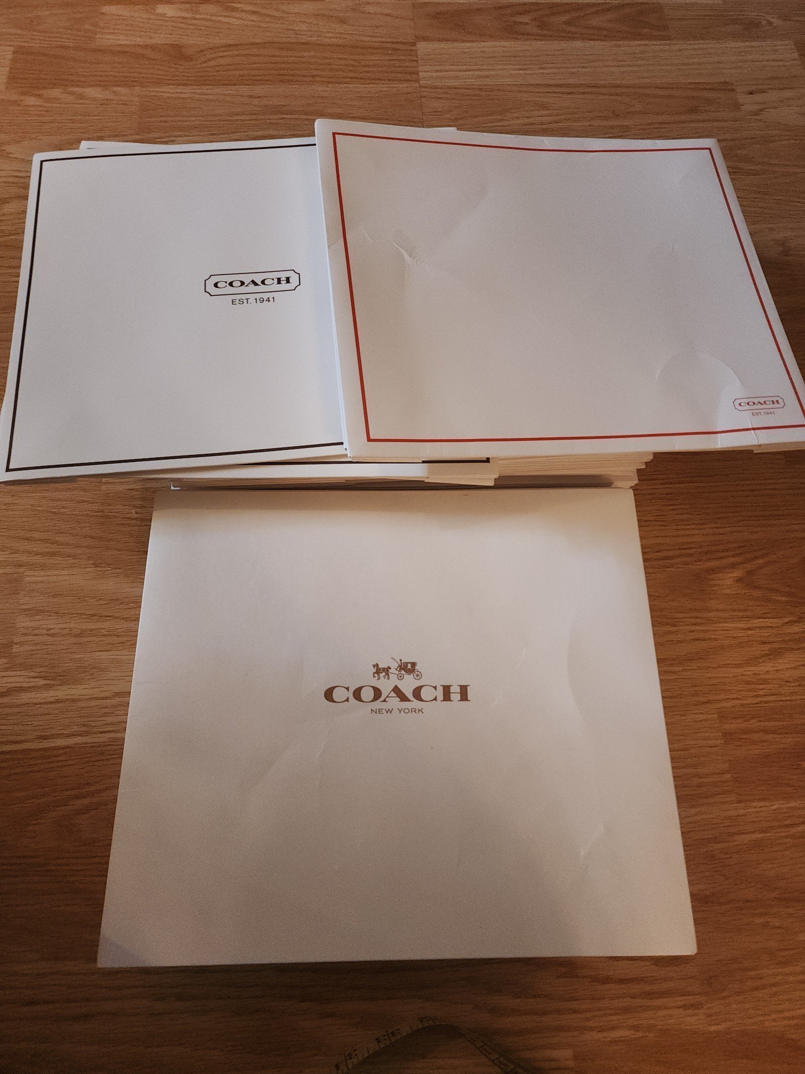 Coach paper box 21 box