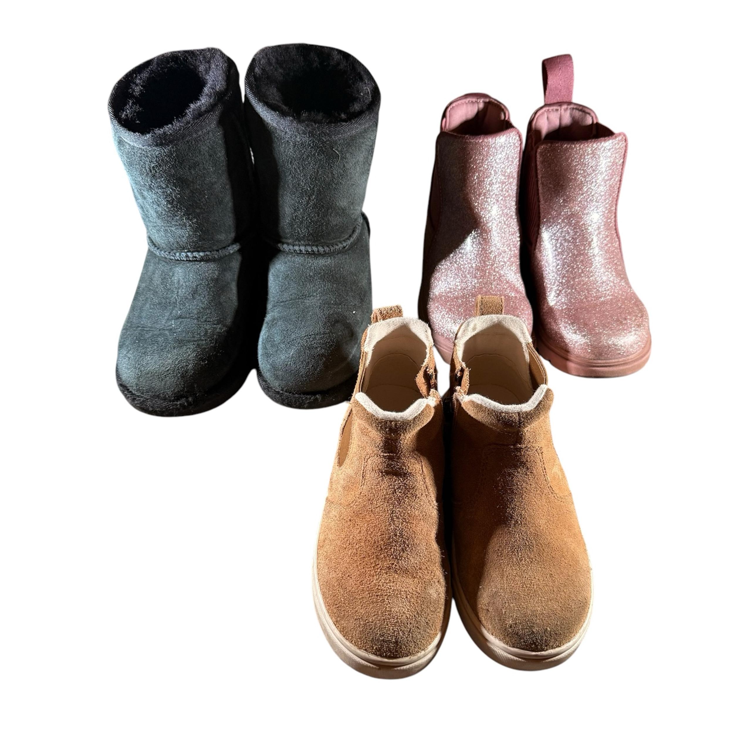 Lot 3 UGG boots Shoes For Girls All Sizes 11 and Native Boots Used

Pre-Owned us