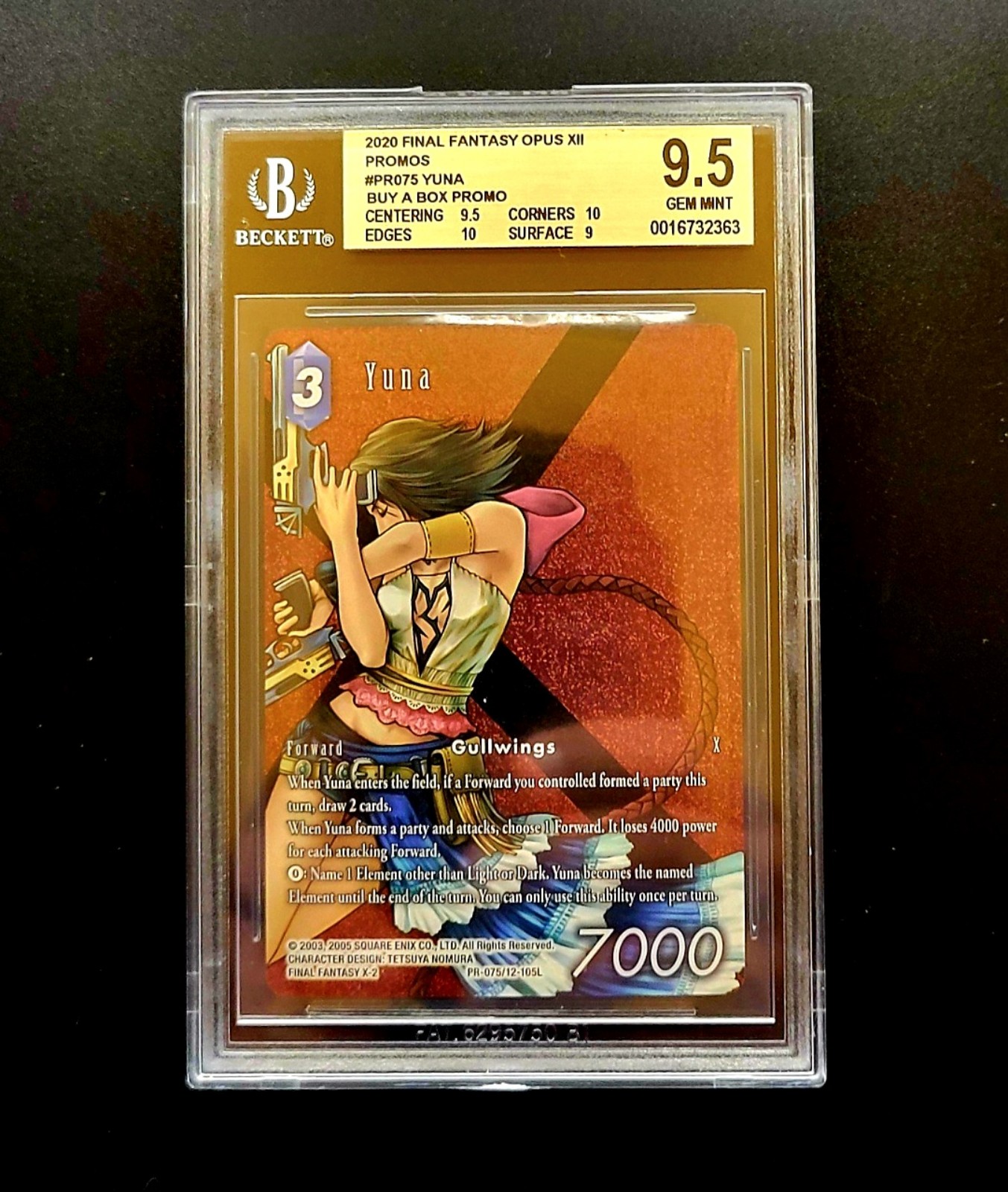 Bundle&Save MessageMe: 2020 Final Fantasy TCG OPUS XII Promo Yuna #PR075 BGS 9.5