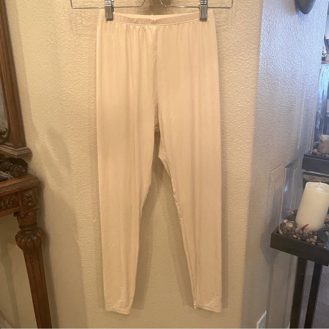 SKIMS Women Nude Sheer Lightweight Leggings Pants Size XS