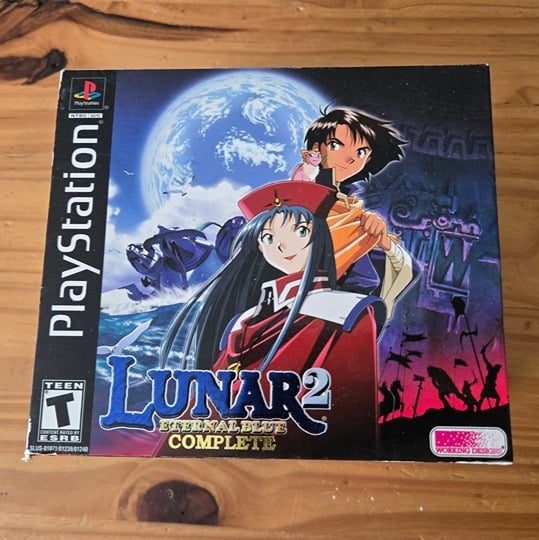 Lunar 2: Eternal Blue Complete box set Play Station 1