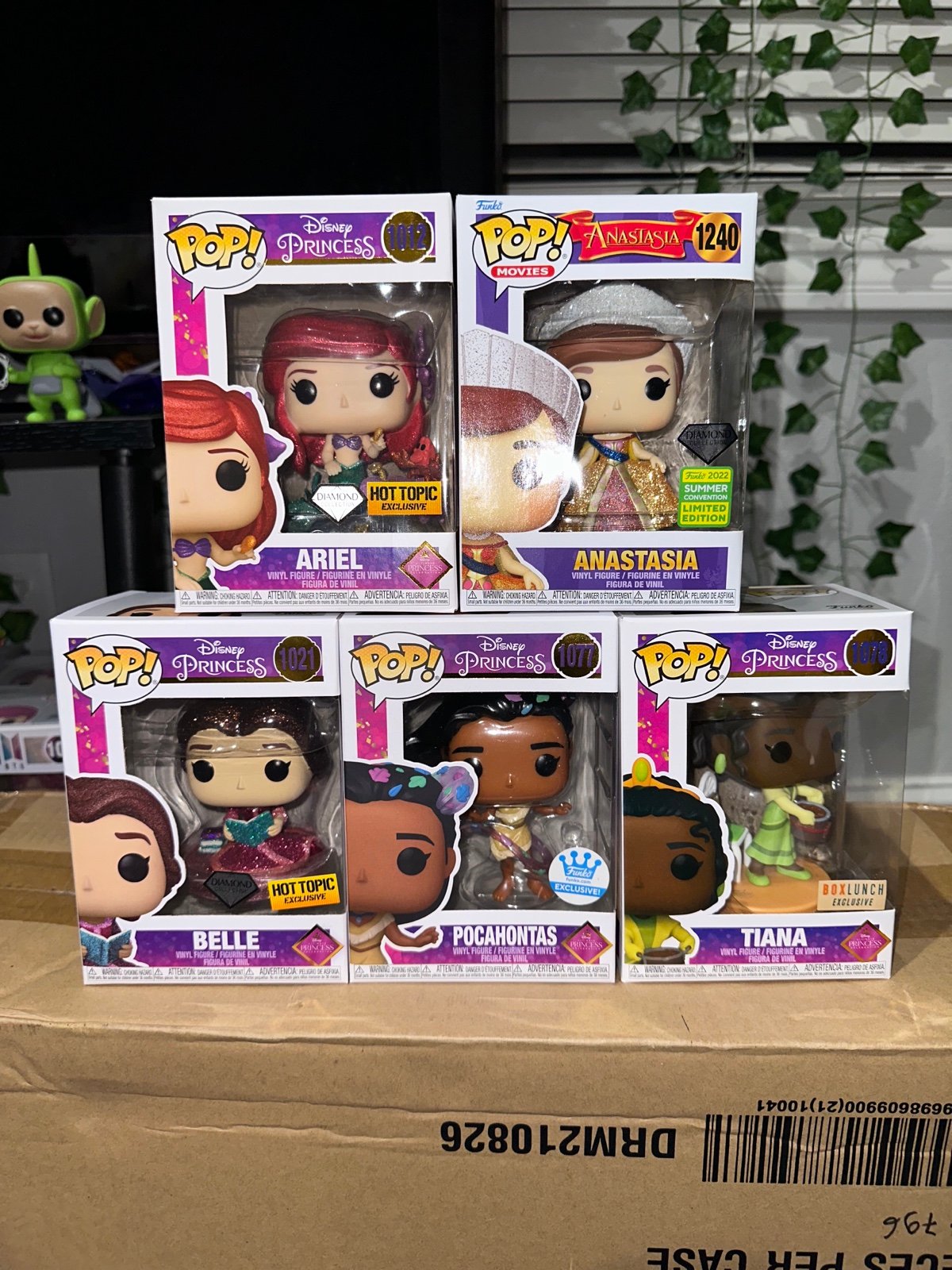 Disney Princess Funko Pop Lot/Bundle of 5