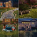 Go2garden 6 Pcs Garden Solar Lights Outdoor Stakes Decorative Lighting for Yard