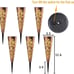 Go2garden 6 Pcs Garden Solar Lights Outdoor Stakes Decorative Lighting for Yard