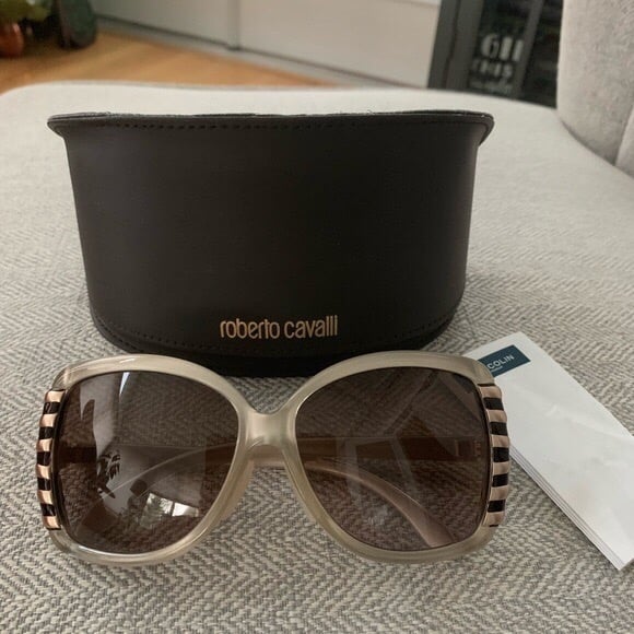 Like New Roberto Cavalli Square Sunglasses