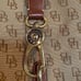 Vintage dooney and Bourke Belvedere leather and canvas tote purse bag
