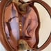 Vintage dooney and Bourke Belvedere leather and canvas tote purse bag
