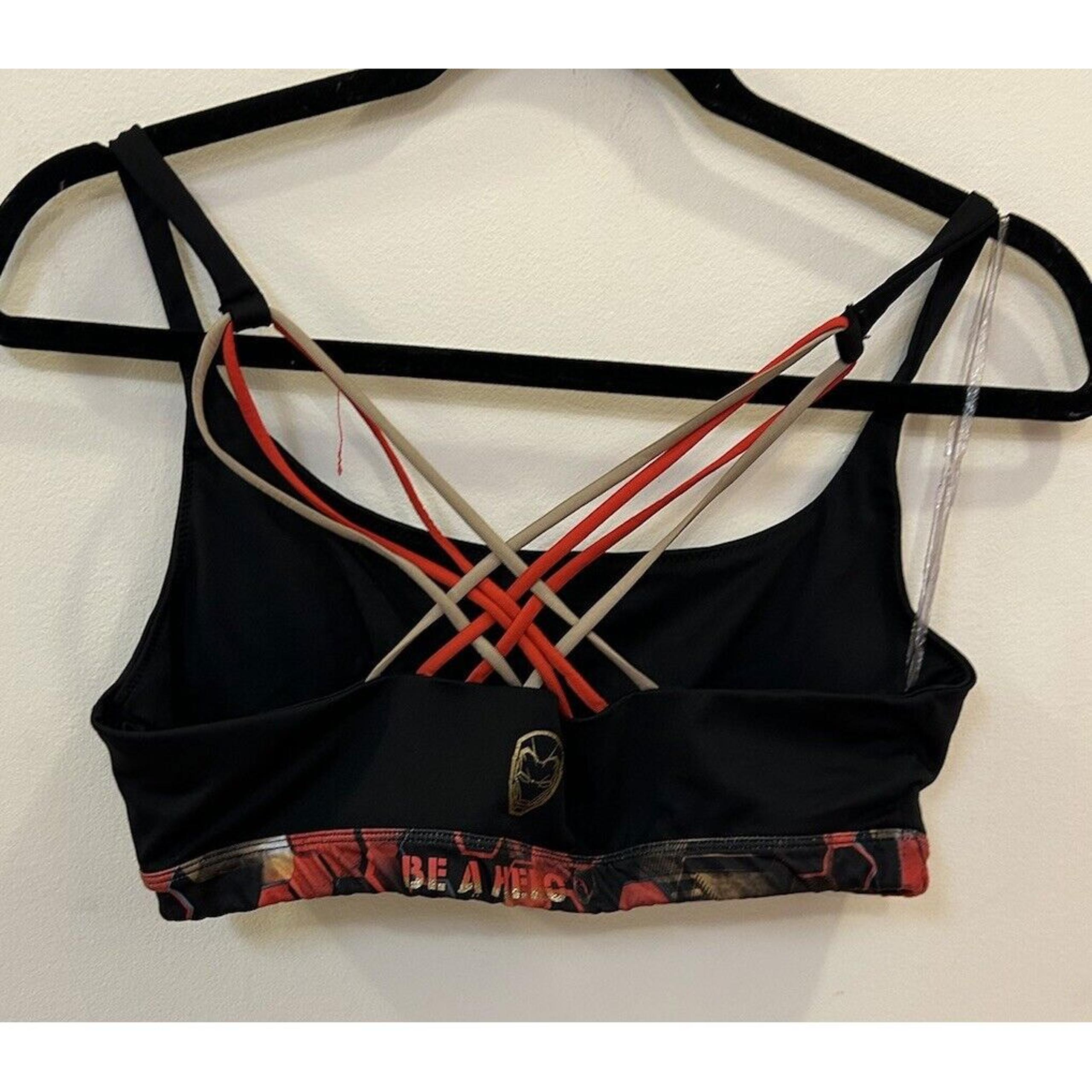 Marvel x Her Universe Iron Man Sports Bra - Size Medium