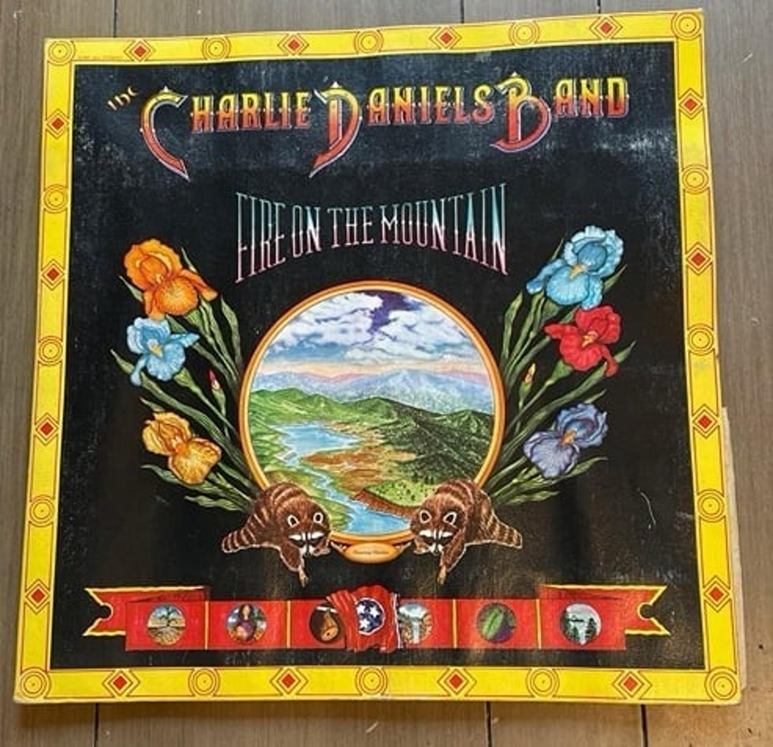 The Charlie Daniels Band "Fire on the Mountain" vintage vinyl LP.
