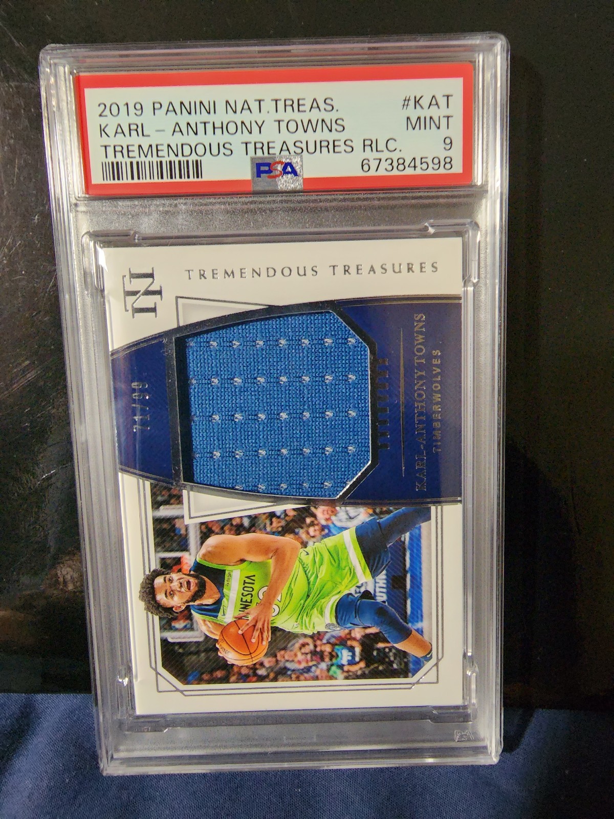 Karl anthony towns psa 9 national teeasures