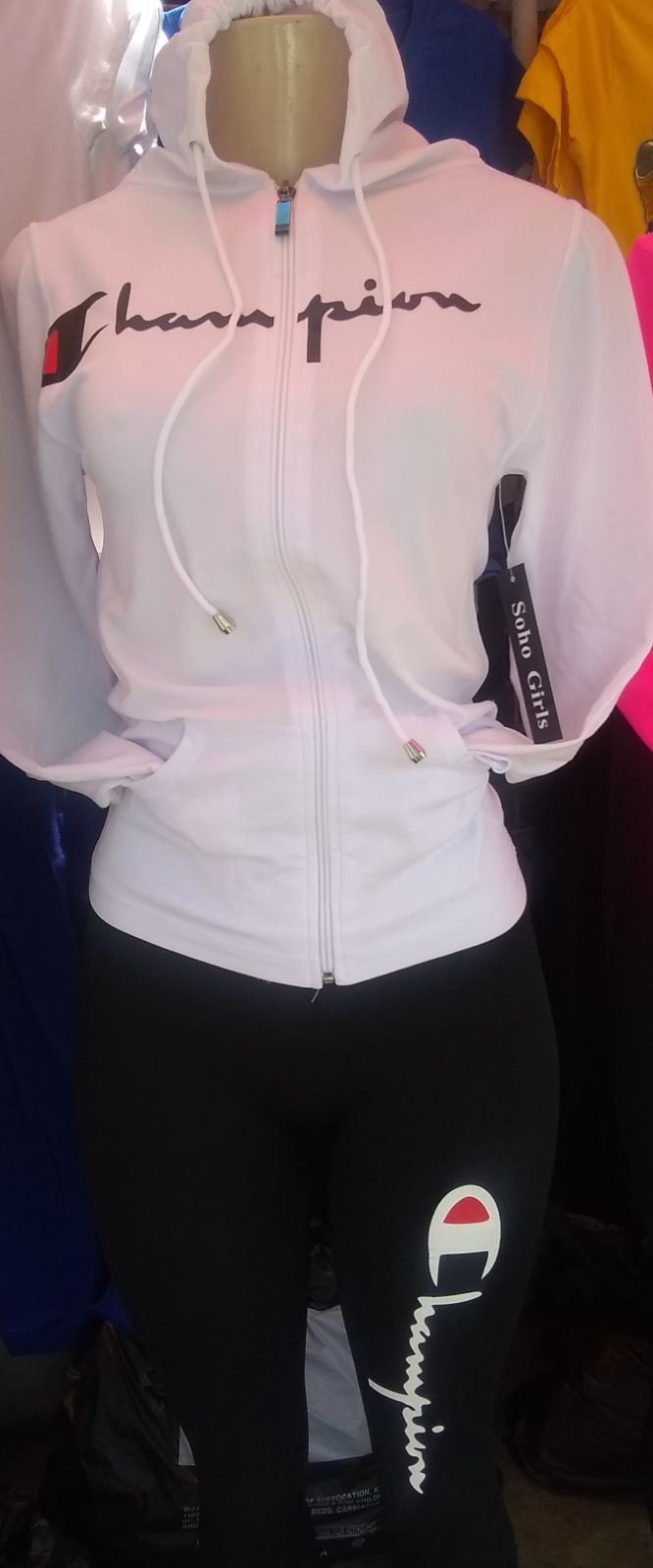 Woman's Champion hooded tracksuit