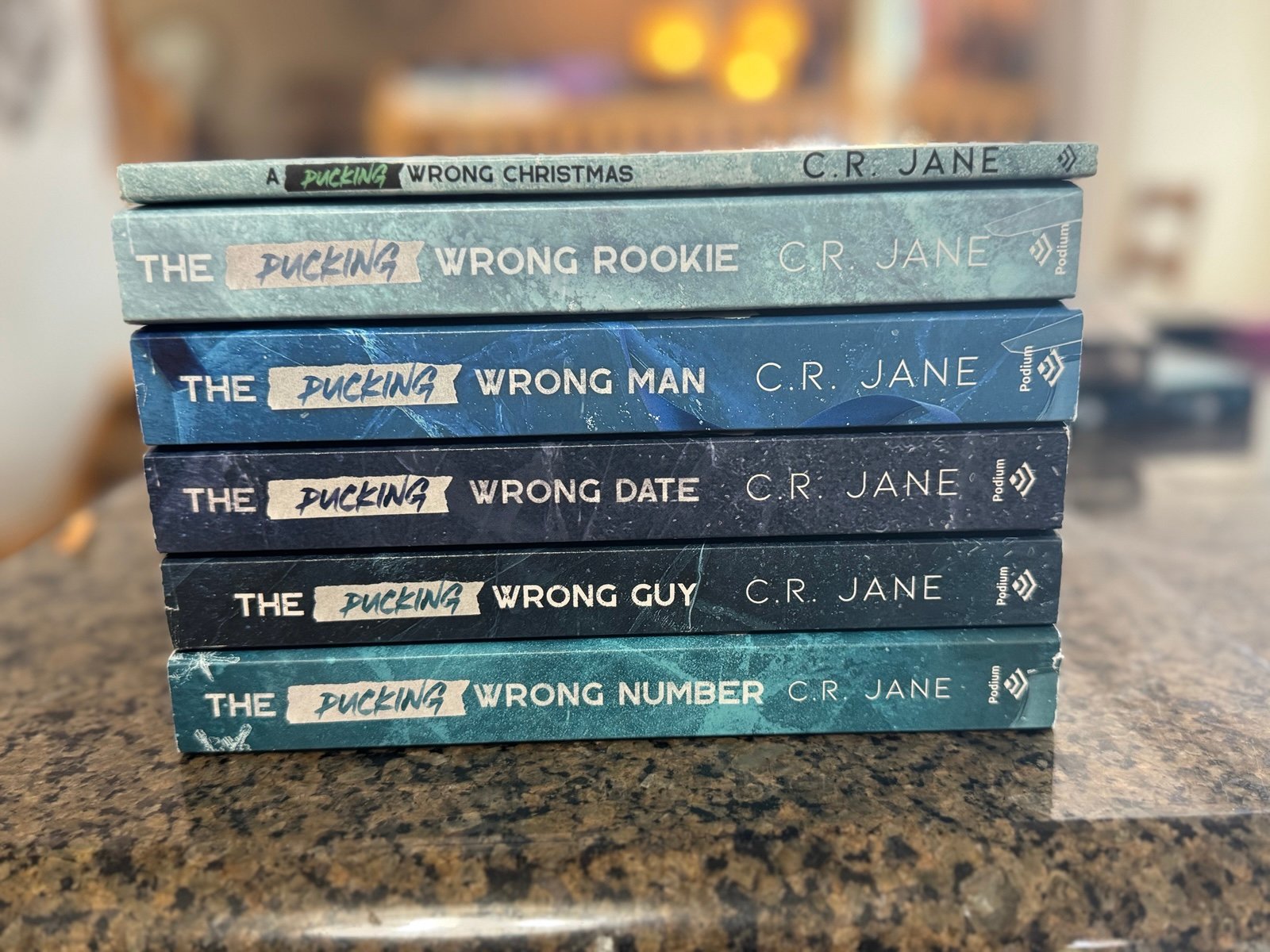 The Pucking Wrong: A Hockey Romance series by CR Jane