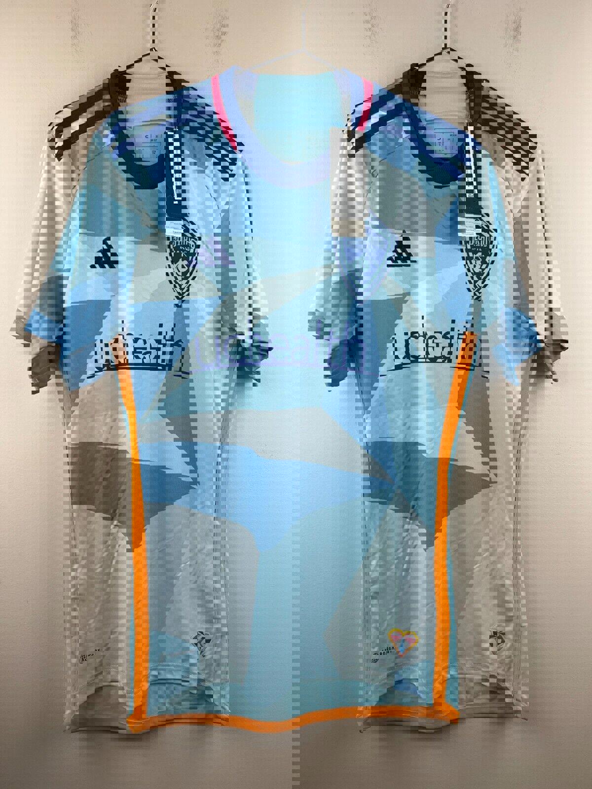 Adidas Colorado Rapids UCHealth Away Men's Jersey 2023-24 Small Blue Poly - NWT