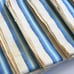 Vintage NOS linen tea towels kitchen hand towels blue stripe farmhouse cottage