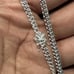 New Solid .925 Sterling Silver 4mm 16in and 8in Bracelet Miami Cuban From Italy