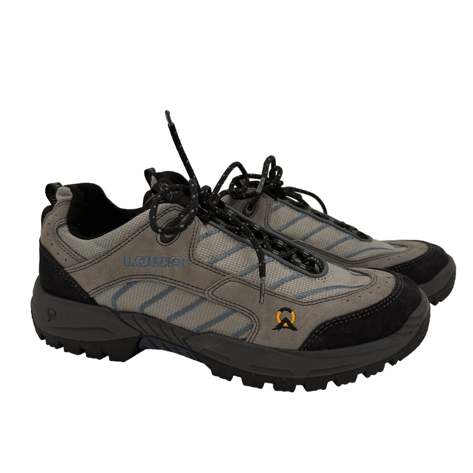 Lowa Women's Grey Leather Hiking Shoes Size 9.5