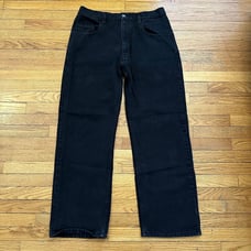 Vintage 90s Levi’s Silvertab Black Denim Jeans Size 33x30 Loose Baggy Skater