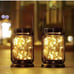 2 Pack Hanging Solar Garden Lantern Mason Jar Lights