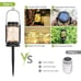 2 Pack Hanging Solar Garden Lantern Mason Jar Lights