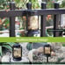 2 Pack Hanging Solar Garden Lantern Mason Jar Lights