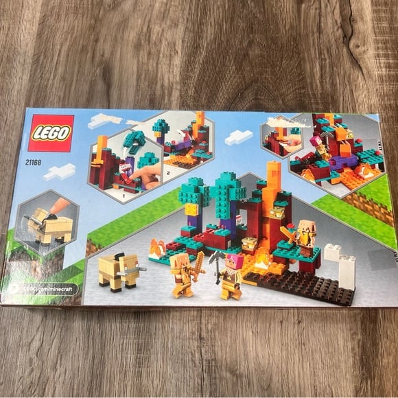 Lego Item #21168 Minecraft The Warped Forest 287 Piece Set