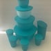 Tupperware Impressions Classic Bowl Set (4) & Jug , Tumblers (4)