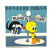 Looney Tunes Beverly Hills Tile Trivet Wall Hanging Sylvester Tweetie 1997