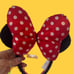 NWT Disney Minnie Mouse Plush Polka Dot Ear Headband from Disney World