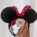 NWT Disney Minnie Mouse Plush Polka Dot Ear Headband from Disney World