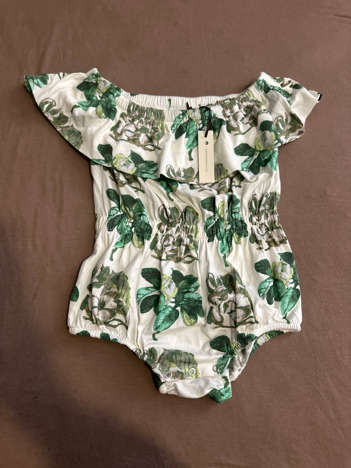 Kate Quinn The Woods Modal Shoulder Ruffle Bubble Magnolia