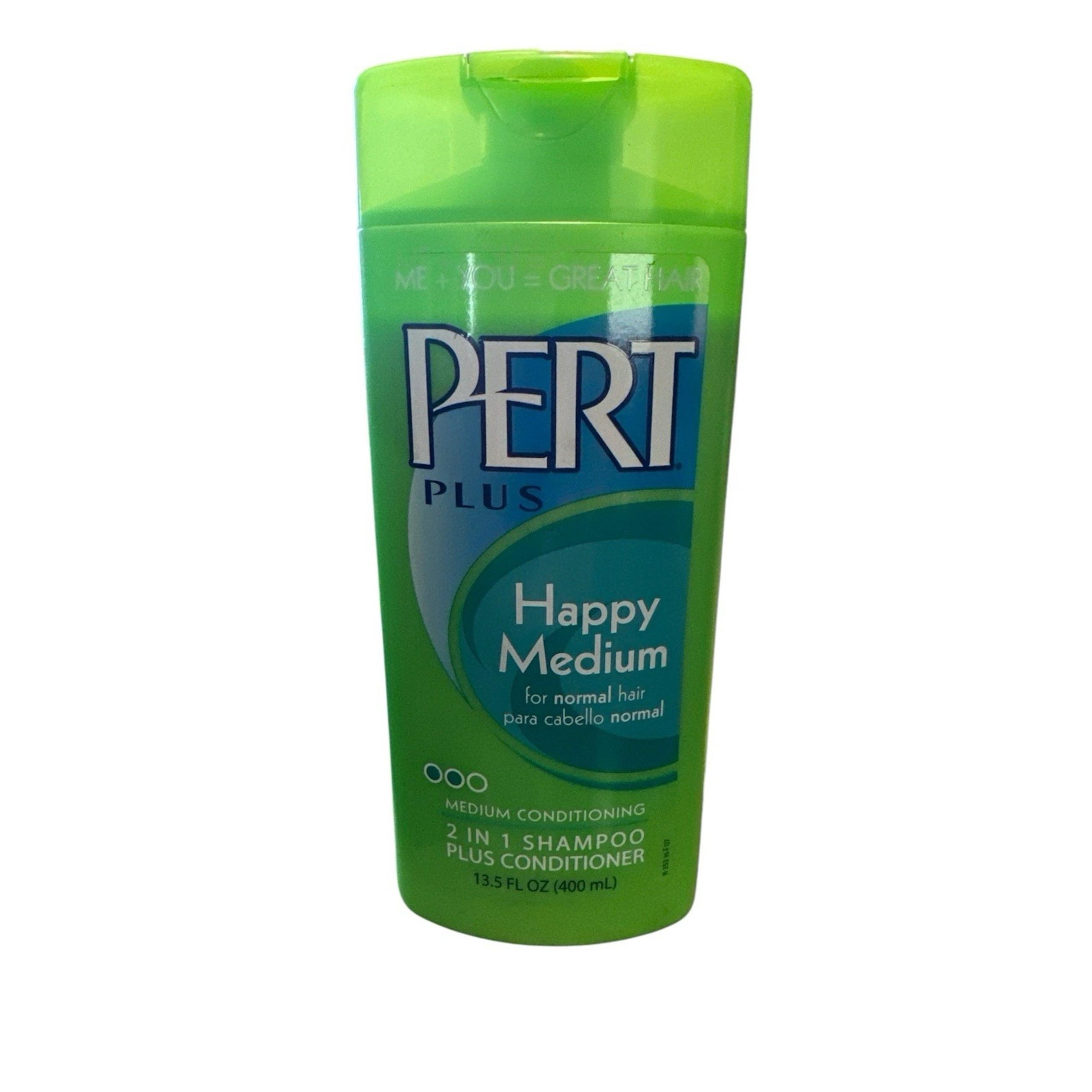 Pert Plus Happy Medium 2 in 1 Shampoo plus Conditioner 13.5oz, normal hair