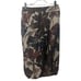 Vintage Y2K Krizia Linen Brown Floral Elastic Bubble Hem Midi Skirt Size 40