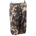 Vintage Y2K Krizia Linen Brown Floral Elastic Bubble Hem Midi Skirt Size 40