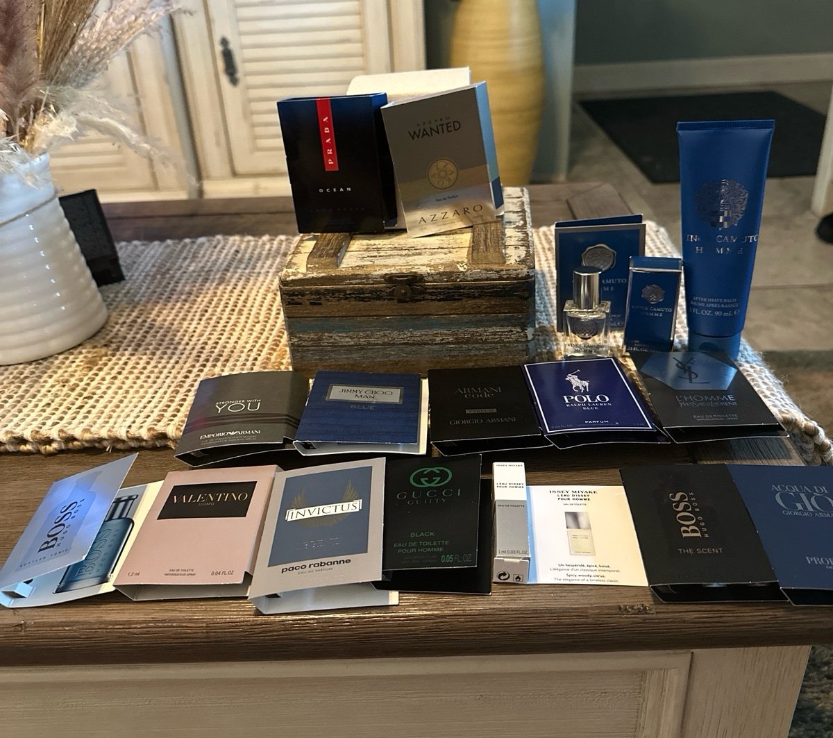 Trendy Highend MENS FRAGRANCE SAMPLES!PRADA,ARMANI,GUCCI+++
