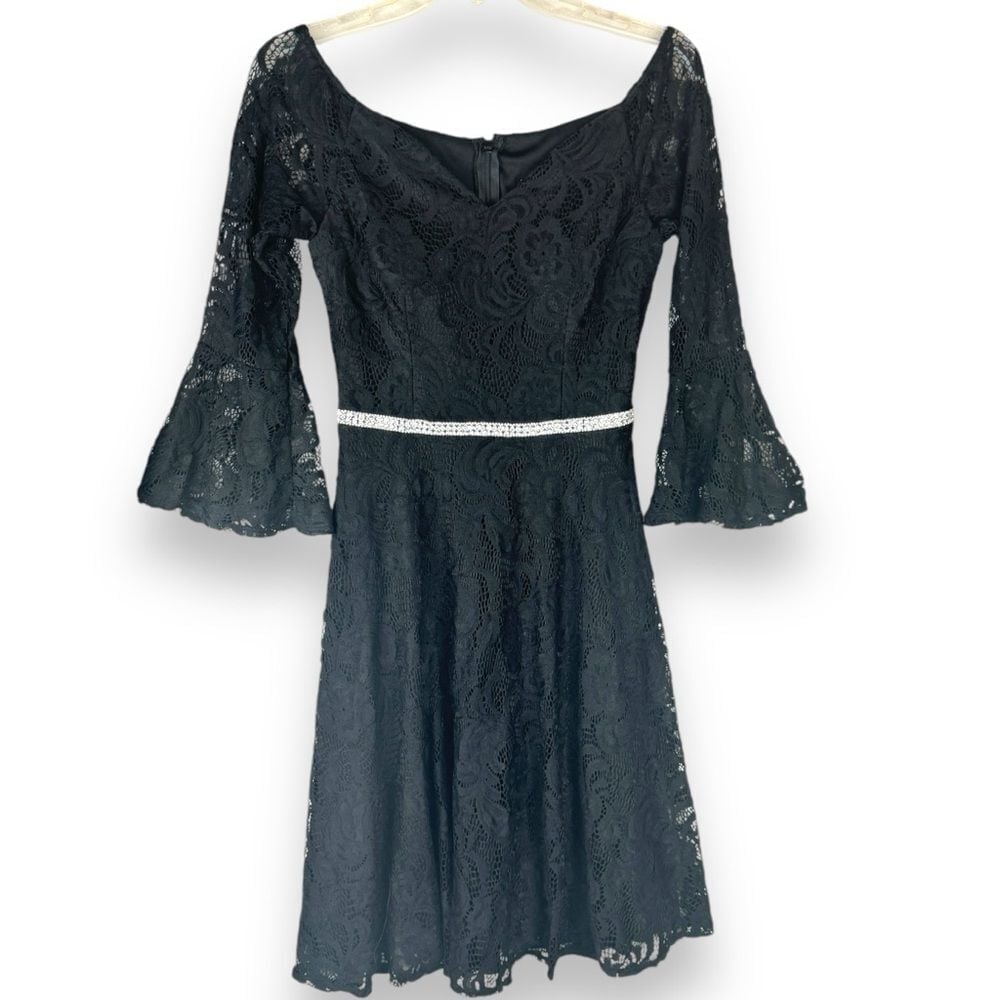 Y2K Celavie Dress Womens Size S Whimsigoth Lace Gothic Coquette Fairy Grunge USA