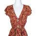 Kivari Quinn Tie Front Ruffle Jumpsuit Free People Capri Floral Jumpsuit