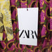 Zara Layered Top Halter Neck Peplum Boho Hippie Multicolor Crop Backless Top M