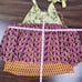 Zara Layered Top Halter Neck Peplum Boho Hippie Multicolor Crop Backless Top M