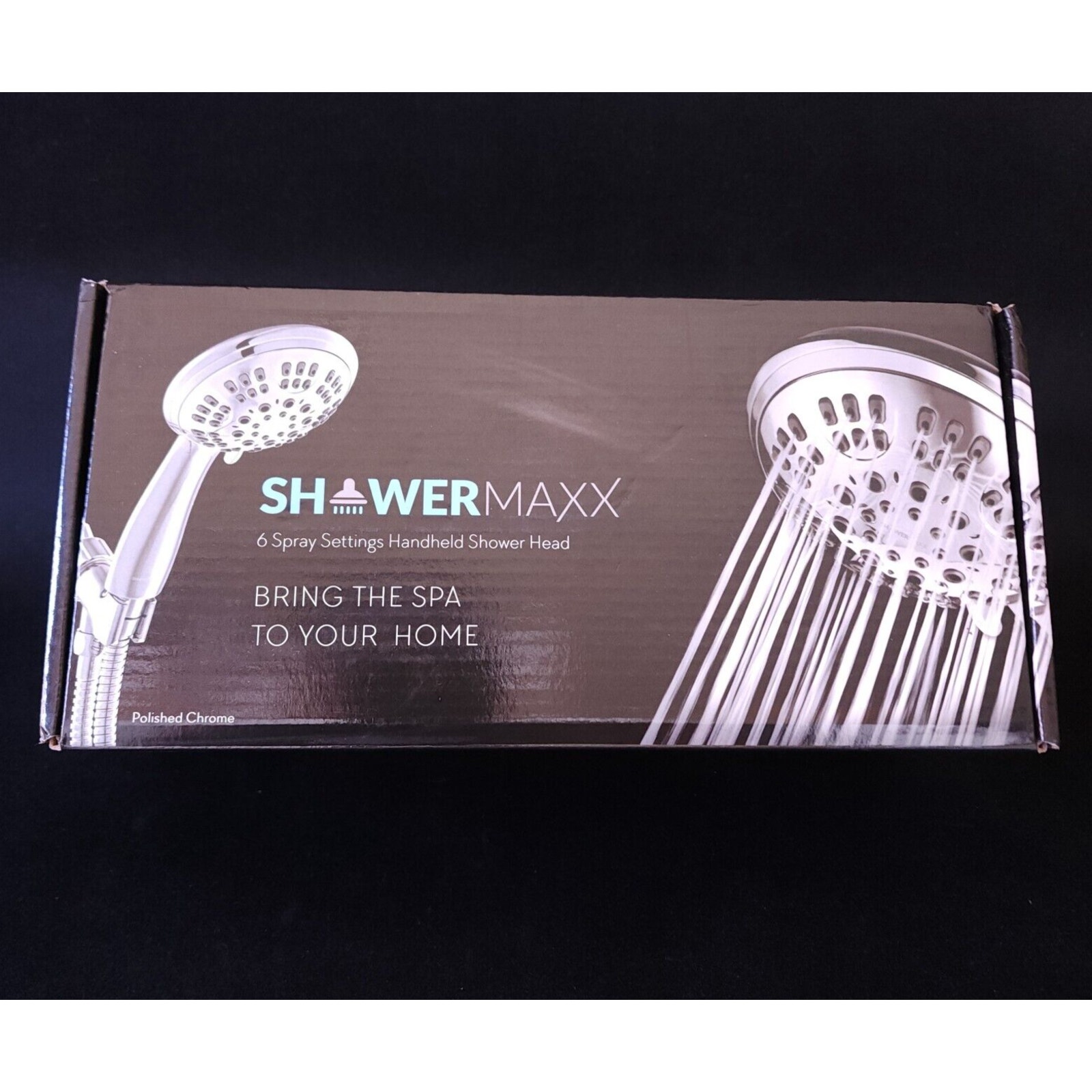 Shower Maxx Luxury Spa Series 6 Spray Settings 4.5 inch Hand Held Shower Head