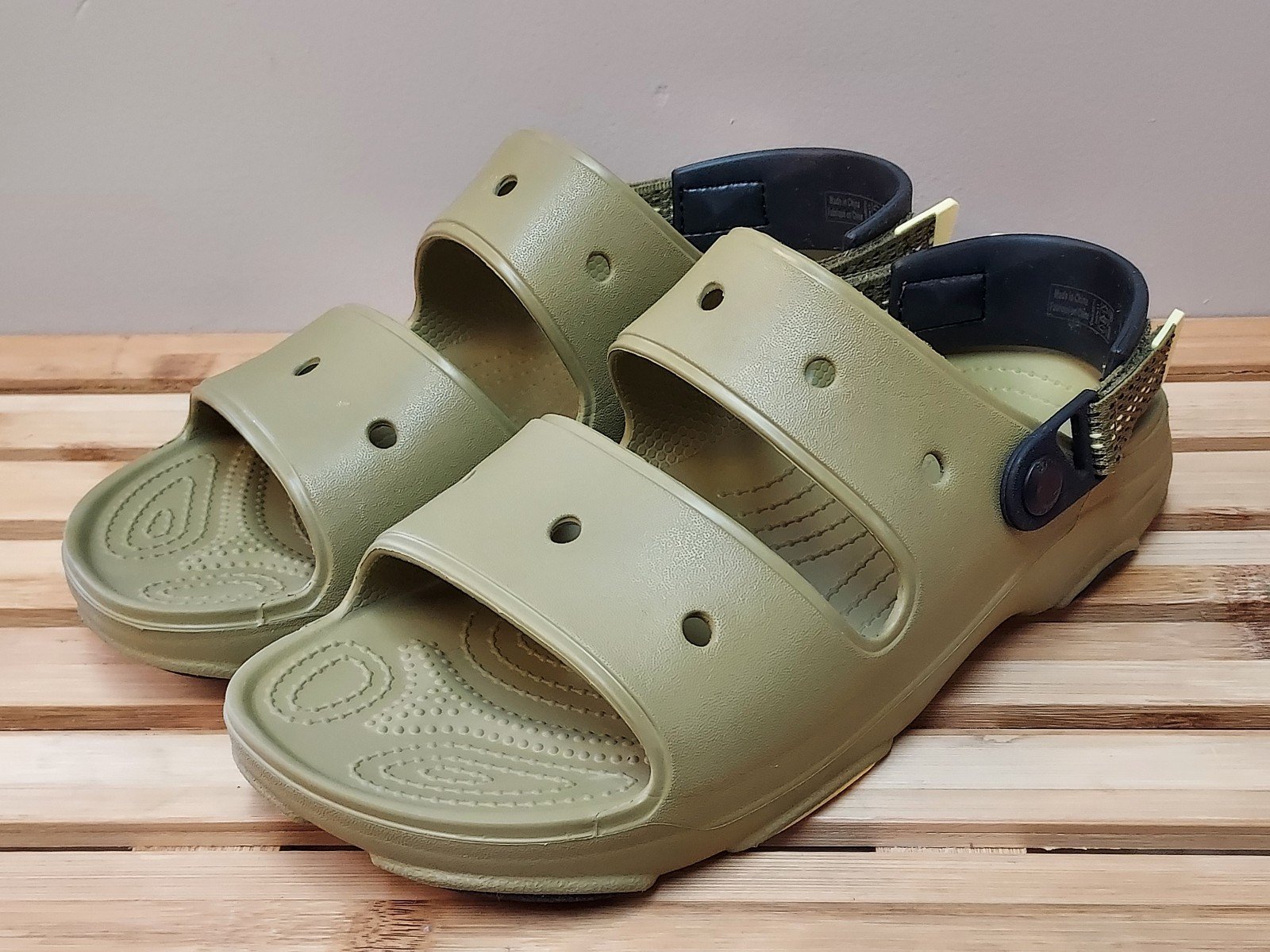 Crocs Unisex Adult Classic All Terrain | Olive Green | Sandals Size M9 W11