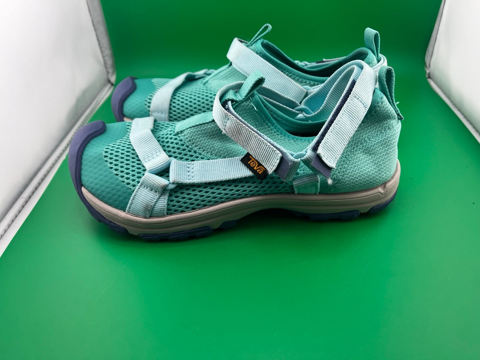 Teva Big Kids Outflow Universal Water Sandals - Blue Coral Size 4