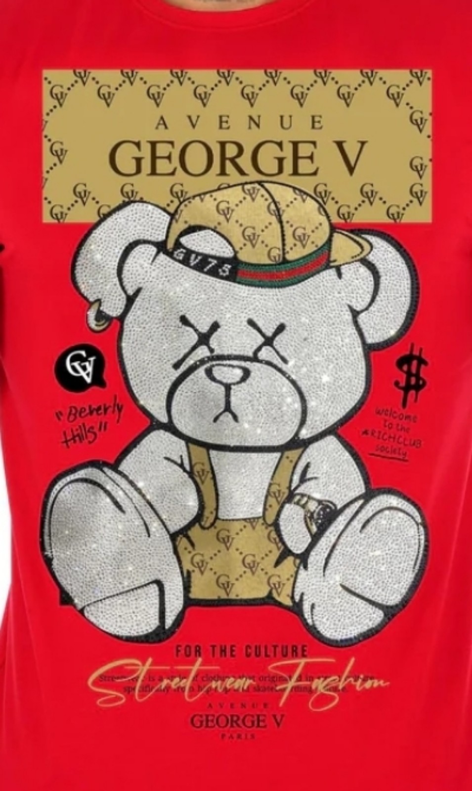 Avenue George V. Paris Shirt Size XXL