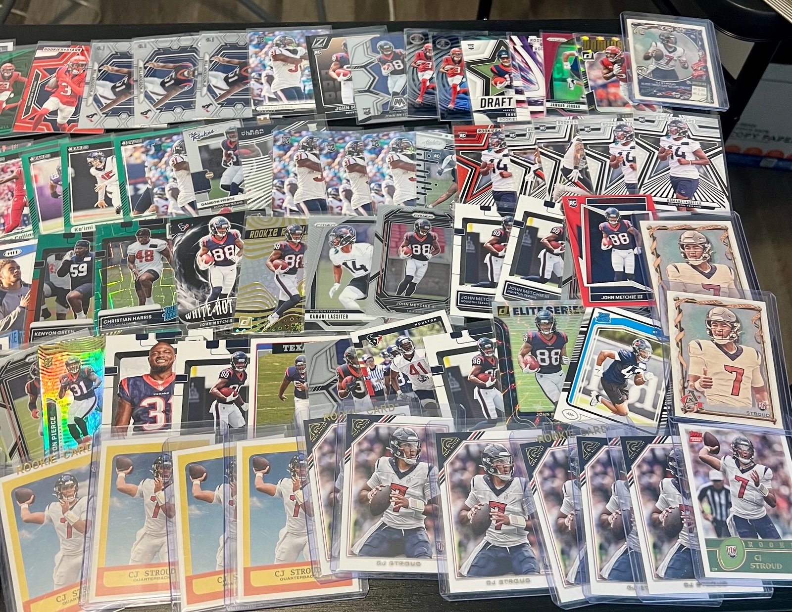 Houston Texans Team 100+ card Lot - RC's, RC Parallels, Vet Inserts & Parallels