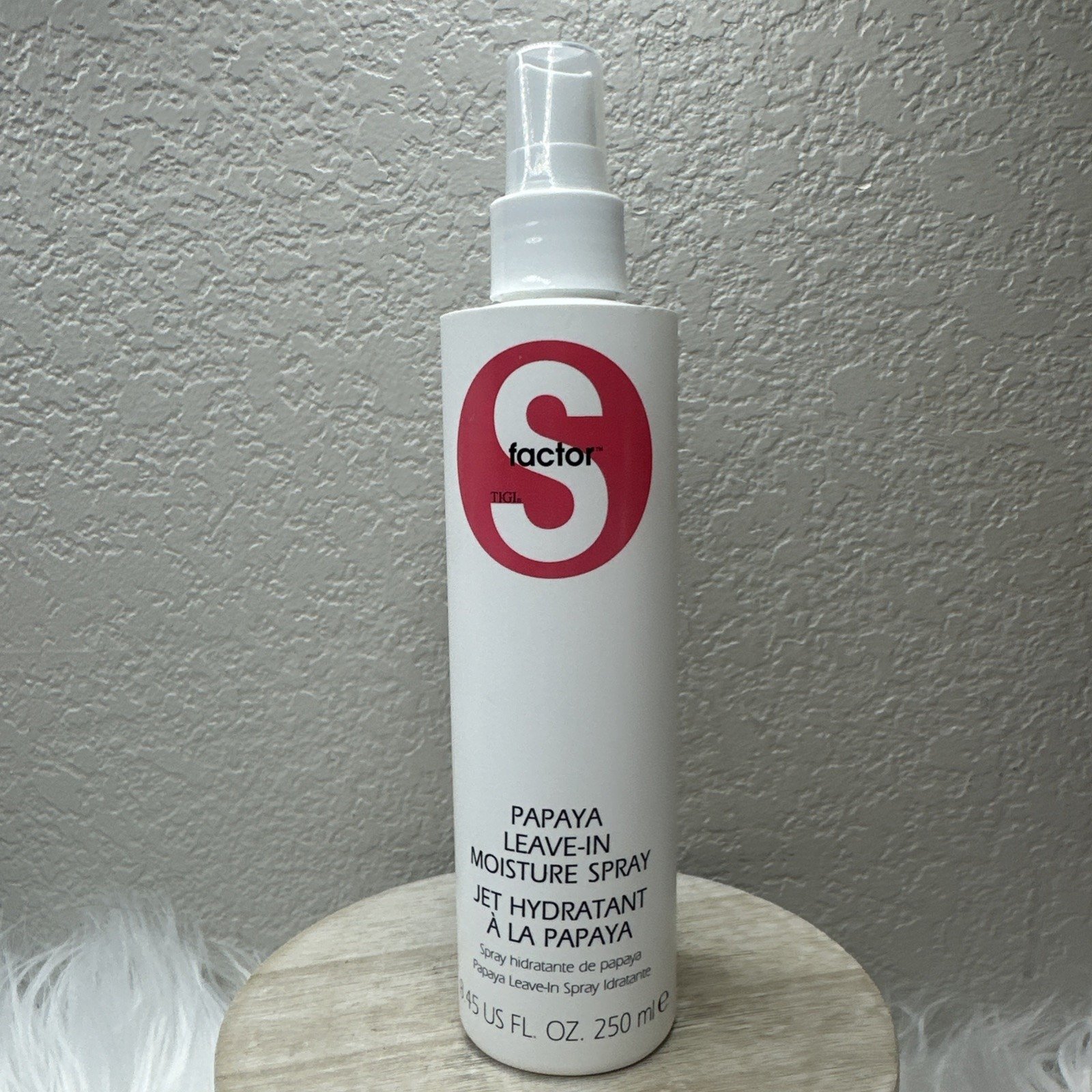 Tigi S-Factor Papaya Leave-In Moisture Spray 8.45oz NEW FAST SHIPPER