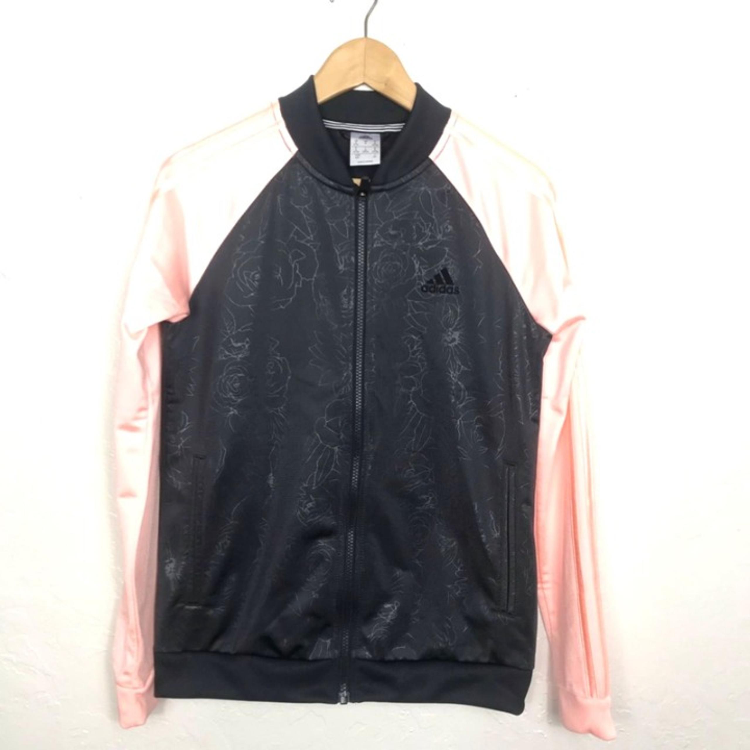 Adidas Womens Pink Zip Up Sweater Size S